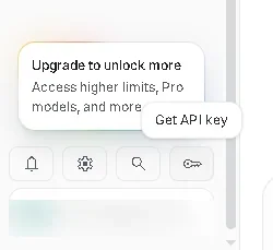 Lokasi menu API Keys